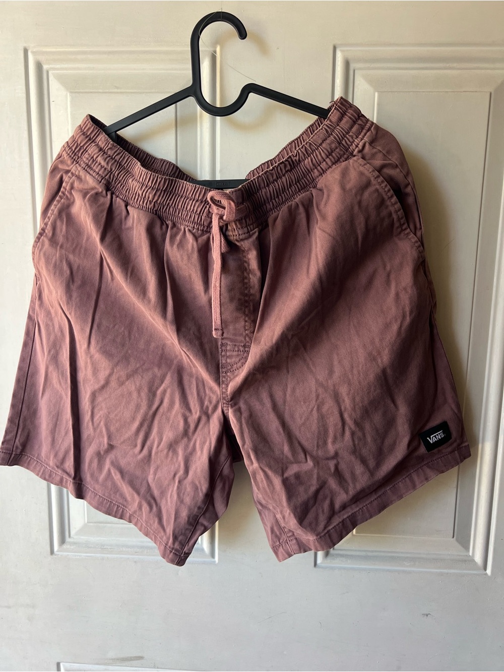 Vans Men's Mauve Elastic Waist Drawstring Shorts